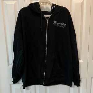 Black Curvy 3X Hoodie by IDROCKS